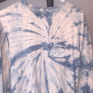 Ivory Ella Long -Sleeved Tie Die Tee